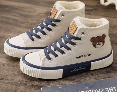 帆布鞋 布鞋板鞋春秋季小白单鞋冬季学生软底...