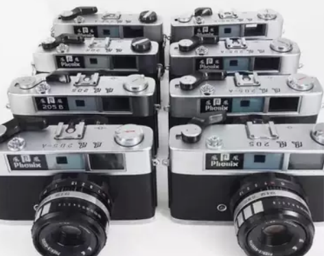 ?二手9新凤凰205旁轴胶片相机135全副...