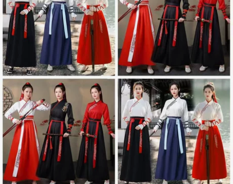 古装武侠风汉服女 汉元素中国风日常改良毕