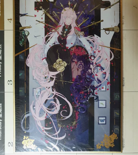 【少女革命】同人烫金色纸 天上欧蒂娜 姬宫...