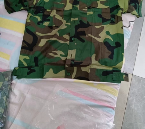 迷彩服半袖短袖长裤套装170-175 18...