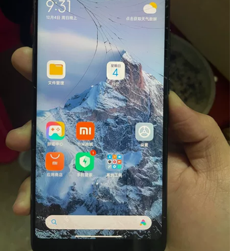 小米mix2s  64g  玻璃屏裂了  ...