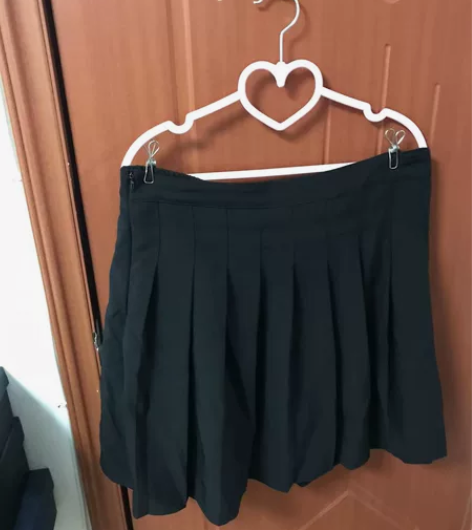 大码黑色短裙百褶裙，4xl170斤以下可穿...