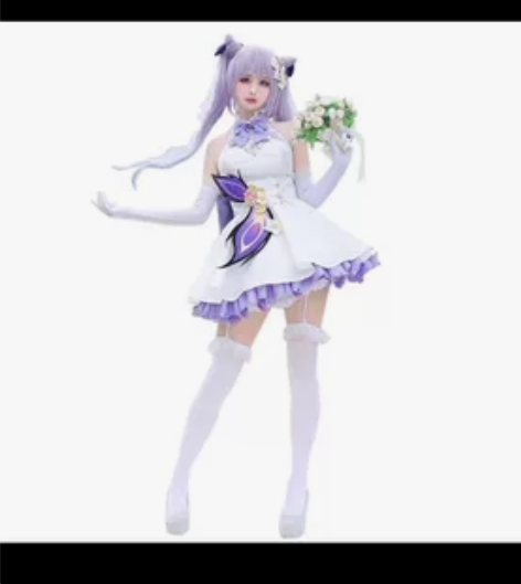 【已hold】初兽猫 原神刻晴花嫁cos ...