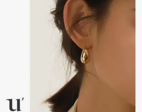 《最后8对》欧美金属小豆子耳钉ins潮复古...