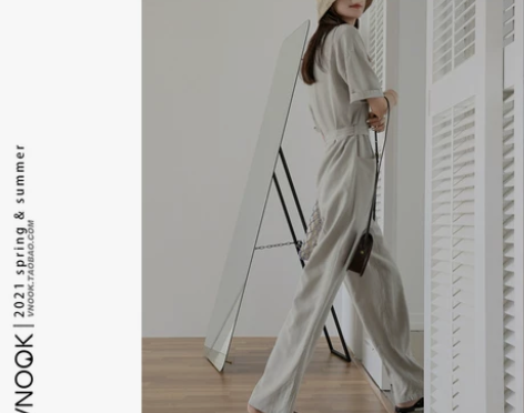 VNOOK 短袖工装连体裤女夏2021新款...