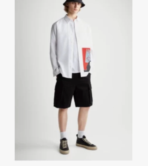 Zara 男士工装休闲短裤 L码 买大了 ...