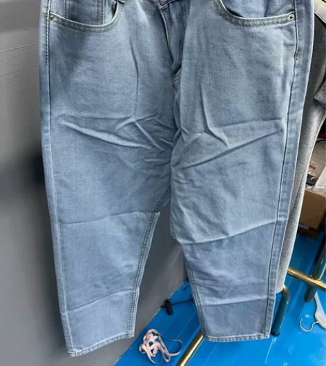 女士阔腿牛仔裤 浅蓝色32 腰围2尺6 全...