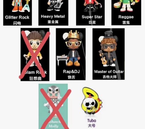 【回血低价出】 ?鼠小小摇滚浪潮系列手办（...