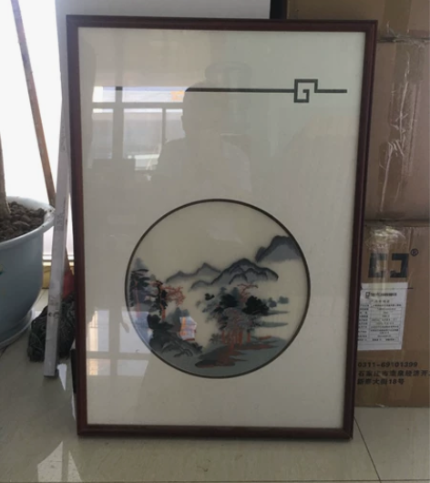 刺绣画100一幅！深圳沙井自提！ 感兴趣的...