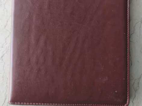 全新皮面商务笔记本加厚办公本子A5会议记事...