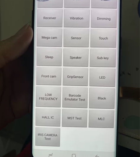三星s8+屏幕 g9550屏幕，上面长了两...