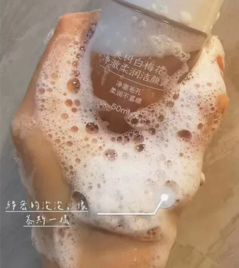英树新品白梅花洁面净澈柔润洁颜蜜50ml温...