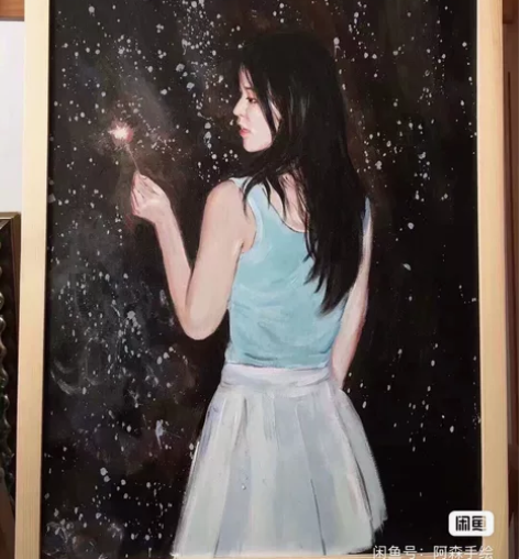 【彩绘定制】画像定制素描画像彩铅人像定制手...