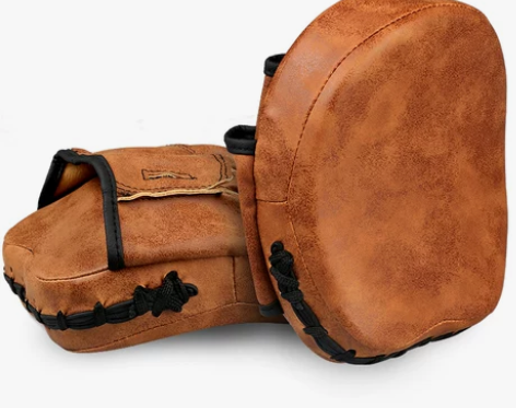 泰拳精准靶加厚超纤皮拳击速度靶散打拳靶弧形...