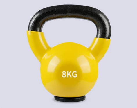 【年货价】铸铁浸塑竞技壶铃女士健身器材家用...