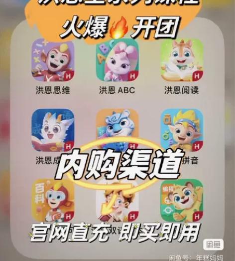 洪恩app 识字（子集 成语）思维 英语 ...