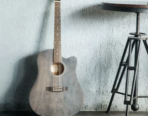 复古色民谣吉他41寸40寸黛青色初学者木吉...