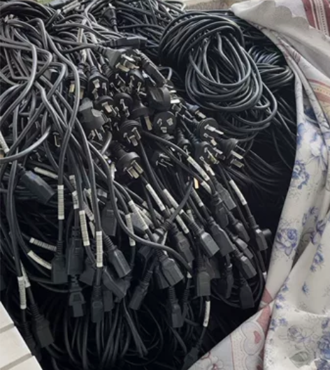 电脑主机 显示器等直插通用型二手原装电源线...