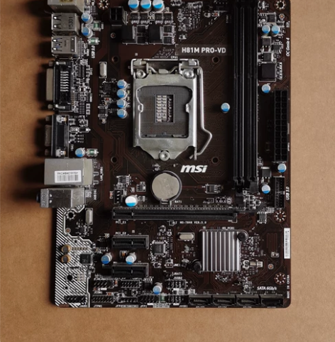 拆机微星h81m pro vd ,清一色的...