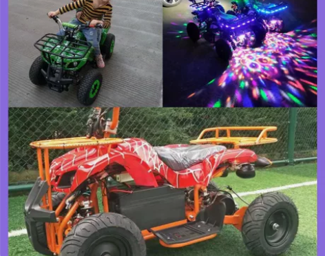 汽油电动儿童四轮沙滩卡丁广场出租链条轴差速...