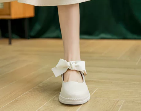 小皮鞋女英伦风春秋新款圆头可爱厚底粗跟玛丽...