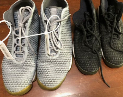 Nike乔丹休闲鞋37.5女款和男款43灰...