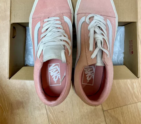 Vans粉色低帮37码，正品 自己在韩国购...