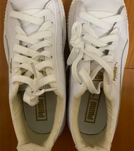 puma彪马小白鞋 如图 刚刚才从干洗店拿...