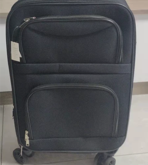 家里库存全新18英寸牛津布防水旅行拉杆箱便...