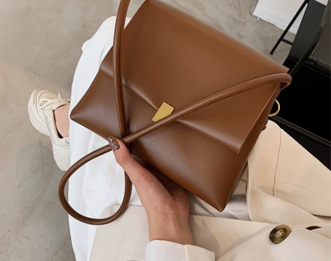 ?天彩翼飞 女士包 棕色小皮包可斜挎 全新...