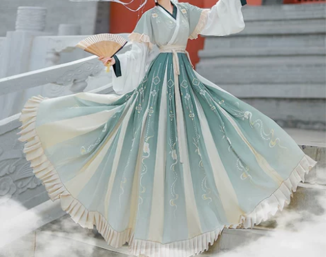 原创【画雅堂宴】汉服女正品原创中国风白菜晋...