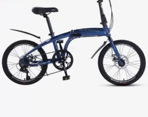 凤凰折叠自行车男女式铝合金20寸超轻便携变...