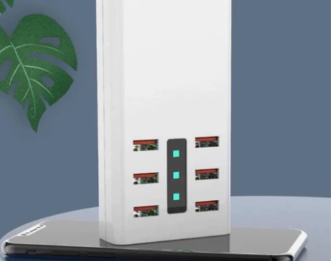 智能6口6USB快充充电器2a充电桩手机充...