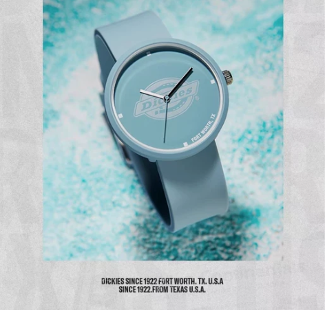 潮牌dickies手表，仅试戴，功能一切正...