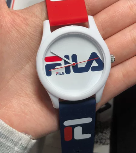 FILA斐乐手表女款学生裴乐简约果冻运动石...