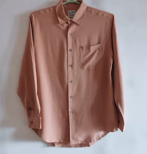 真丝桑蚕丝长袖外搭上衣衬衫衬衣全新男 肤感...