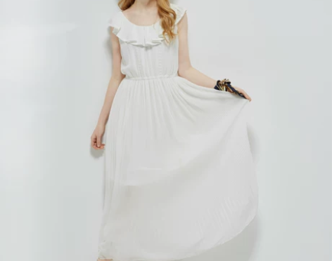 全新!全新!乐町2016春装新款露连衣裙肩...