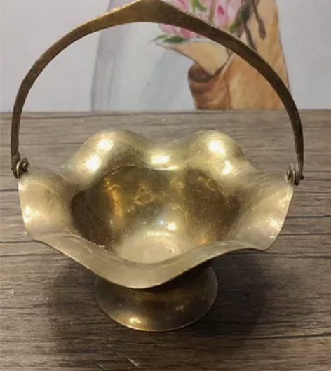 国外回流铜器，铜花篮，铜制品，铜工艺品 精...