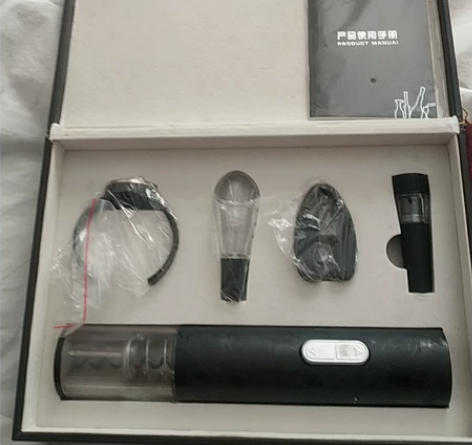 一米电动红酒开瓶器葡萄酒开酒器家用多功能全...