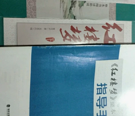 高一红楼梦辅导书没用过 里面没有字就一直...