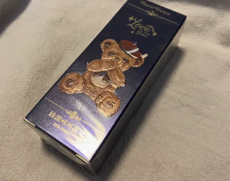 花知晓泰迪熊口红 榛果熊 全新带包装未拆封...