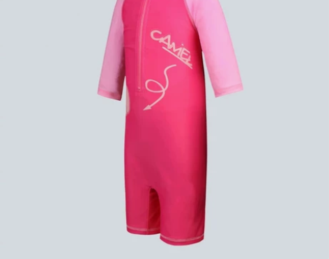 骆驼 小骆驼中大童连体游泳衣套装儿童泳衣男...