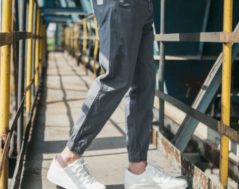 夏季男士休闲裤韩版修身小脚哈伦裤薄款九分裤...