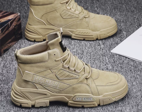 【上新价】秋季男鞋2022新款防滑工地工装...