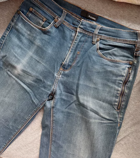 PEACEBIBD 太平鸟 男士牛仔裤直筒...