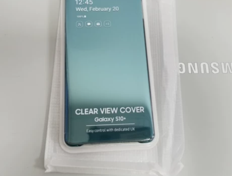 三星S10+原装全新未拆封镜面皮套  感兴...