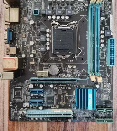 出华硕H61主板  成色如图，正常使用，无...