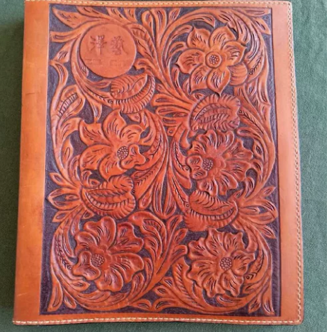 B5活页笔记本 采用进口头层牛皮手工制作，...