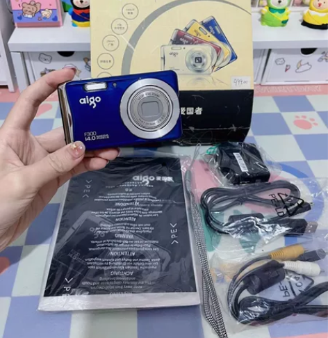 爱国者F300复古怀旧老数码相机CCD卡片...